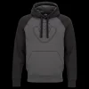 Scania Tröjor & Hoodies | Antracitgrå V8-huvtröja ”duo” – herr