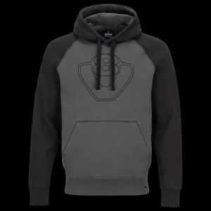 Scania Tröjor & Hoodies | Antracitgrå V8-huvtröja ”duo” – herr
