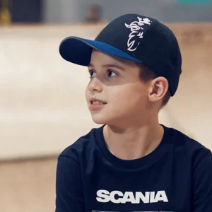 Scania Kepsar & Mössor | Baseballkeps med gripsymbol och kontraster – barn