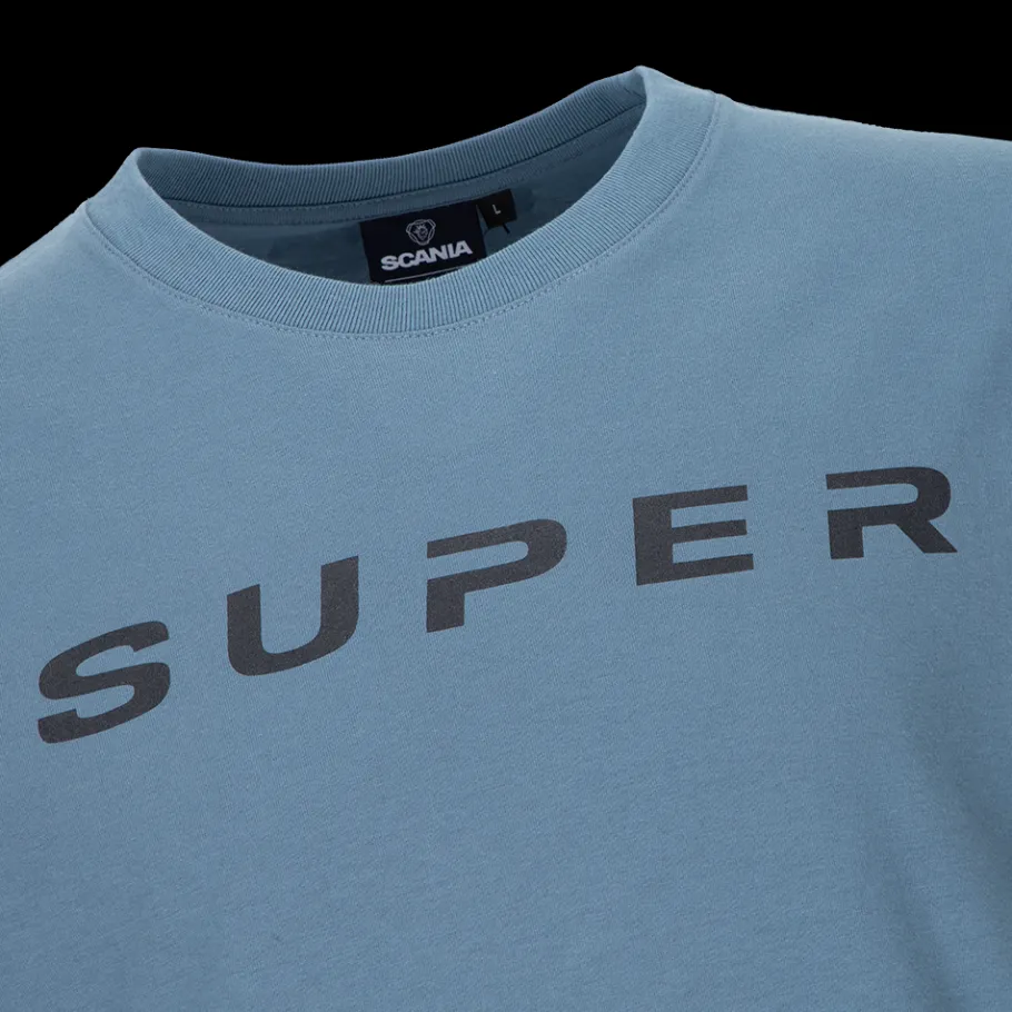 bl_supertshirt_herr_3.webp Scania T-shirts | Blå SUPER-t-shirt – herr
