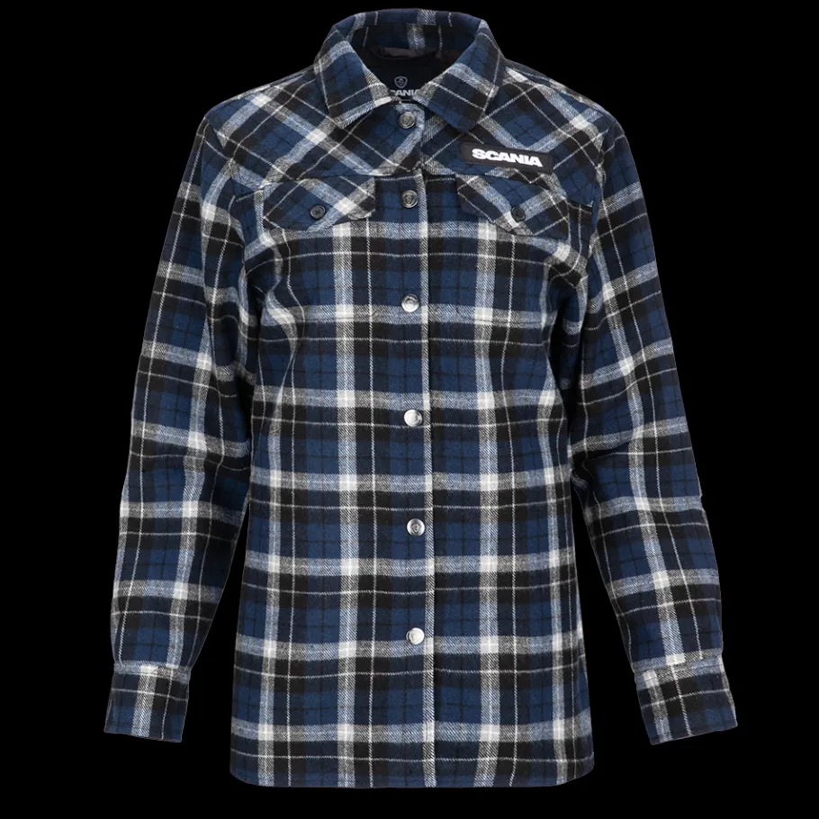 blrutig_flanelljacka_dam_0.webp Scania Jackor & Västar | Blårutig flanelljacka – Dam