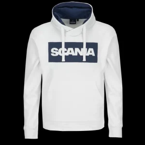 Scania Tröjor & Hoodies | Broken White Block-huvtröja – Herr