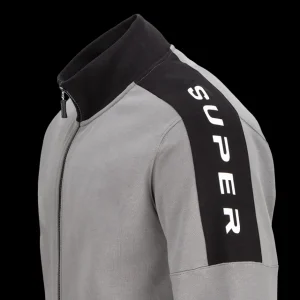 Scania Tröjor & Hoodies | Grå SUPER-tröja med dragkedja – herr