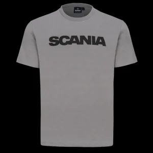 Scania T-shirts | Grå t-shirt ”bas” med Wordmark – herr