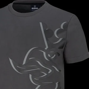 Scania T-shirts | Grå t-shirt ”duo” med Grand Griffin – herr