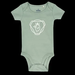 Scania Baby | Grön body med Symbol – bebis