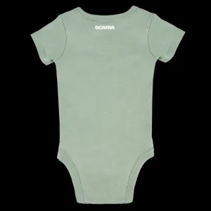 Scania Baby | Grön body med Symbol – bebis