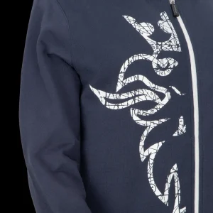Scania Tröjor & Hoodies | Huvtröja Gripen med dragkedja Marinblå – Dam