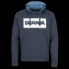 Scania Tröjor & Hoodies | Huvtröja i djupblå färg – Herr