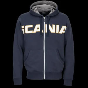 Scania Tröjor & Hoodies | Huvtröja Retro med dragkedja – Herr