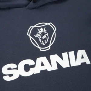 Scania Tröjor & Hoodies | Huvtröja logotyp Matrinblå – Herr