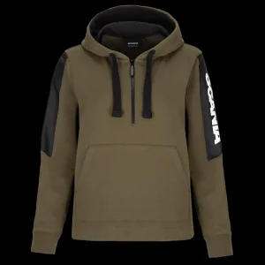 Scania Tröjor & Hoodies | Huvtröja Stripe 1/4 dragkedja – Dam
