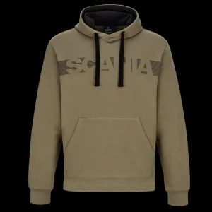 Scania Tröjor & Hoodies | Kaki huvtröja Relaxed – Herr