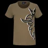 Scania T-shirts | Khakifärgad t-shirt ”duo” med Grand Griffin – dam