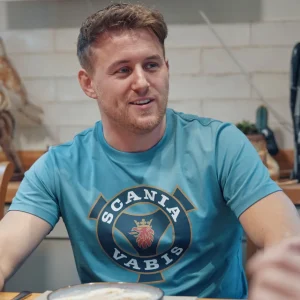 Scania T-shirts | Ljusblå Heritage-t-shirt – herr