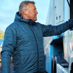Scania Jackor & Västar | Lätt quiltad jacka med huva – herr