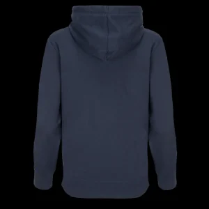 Scania Tröjor & Hoodies | Marinblå avslappnad huvtröja med rand – dam