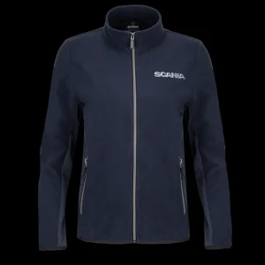 Scania Jackor & Västar | Marinblå basfleecejacka – dam