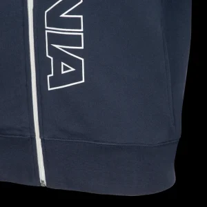 Scania Tröjor & Hoodies | Marinblå bashuvtröja med dragkedja – dam