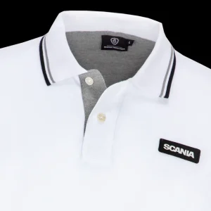 Scania Pikétröjor | Men's White Classic Pique