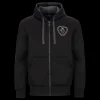 Scania Tröjor & Hoodies | Robust svart huvjacka med dragkedja – Herr