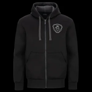 Scania Tröjor & Hoodies | Robust svart huvjacka med dragkedja – Herr