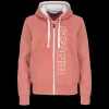 Scania Tröjor & Hoodies | Rosa bashuvtröja med dragkedja – dam