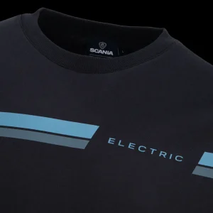 Scania T-shirts | Svart Electric Stripe-t-shirt – herr