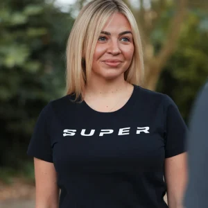 Scania T-shirts | Svart SUPER-bas-t-shirt – dam