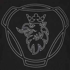 Scania T-shirts | Svart t-shirt med HD Symbol – dam