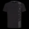 Scania T-shirts | Svart t-shirt med vertikal rand – herr