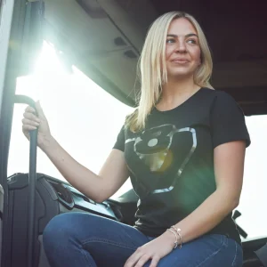 Scania T-shirts | Svart V8-t-shirt – dam