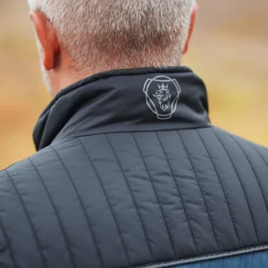 Scania Jackor & Västar | Tvåfärgad blå quiltad väst – Herr