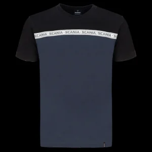 Scania T-shirts | Tvåfärgad blå T-shirt Retro – Herr