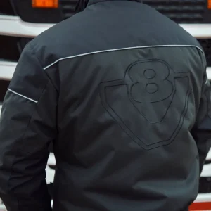 Scania Jackor & Västar | Tvåfärgad grå förarjacka V8 – Herr